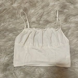 White, Princess Polly cropped tank!